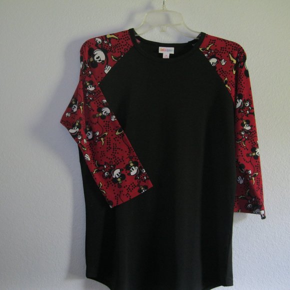 Minnie Mouse Raglan Top by LuLaRoe. New. Size M. 3/4 Sleeve - Picture 1 of 6